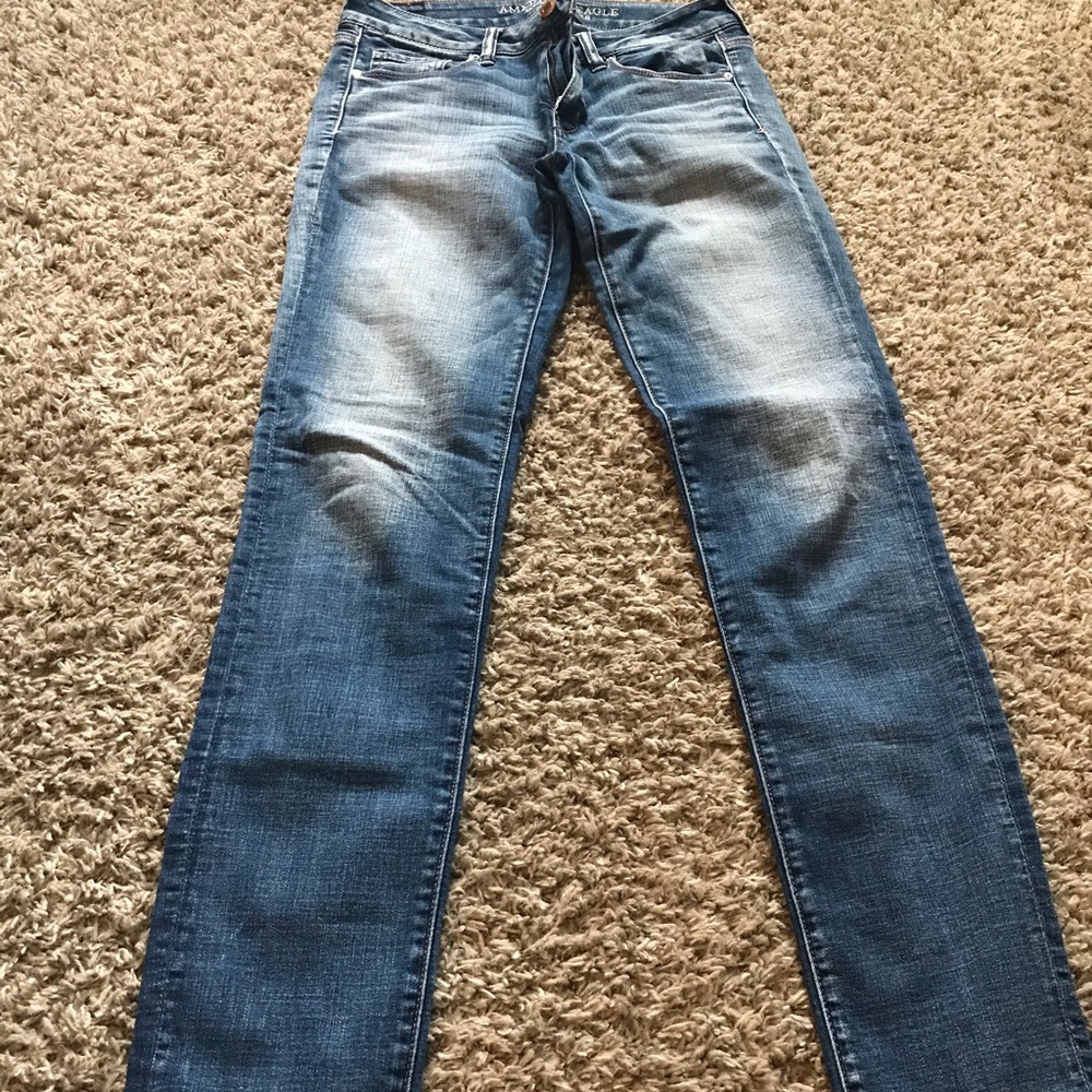 XLONG skinny jeans by AE